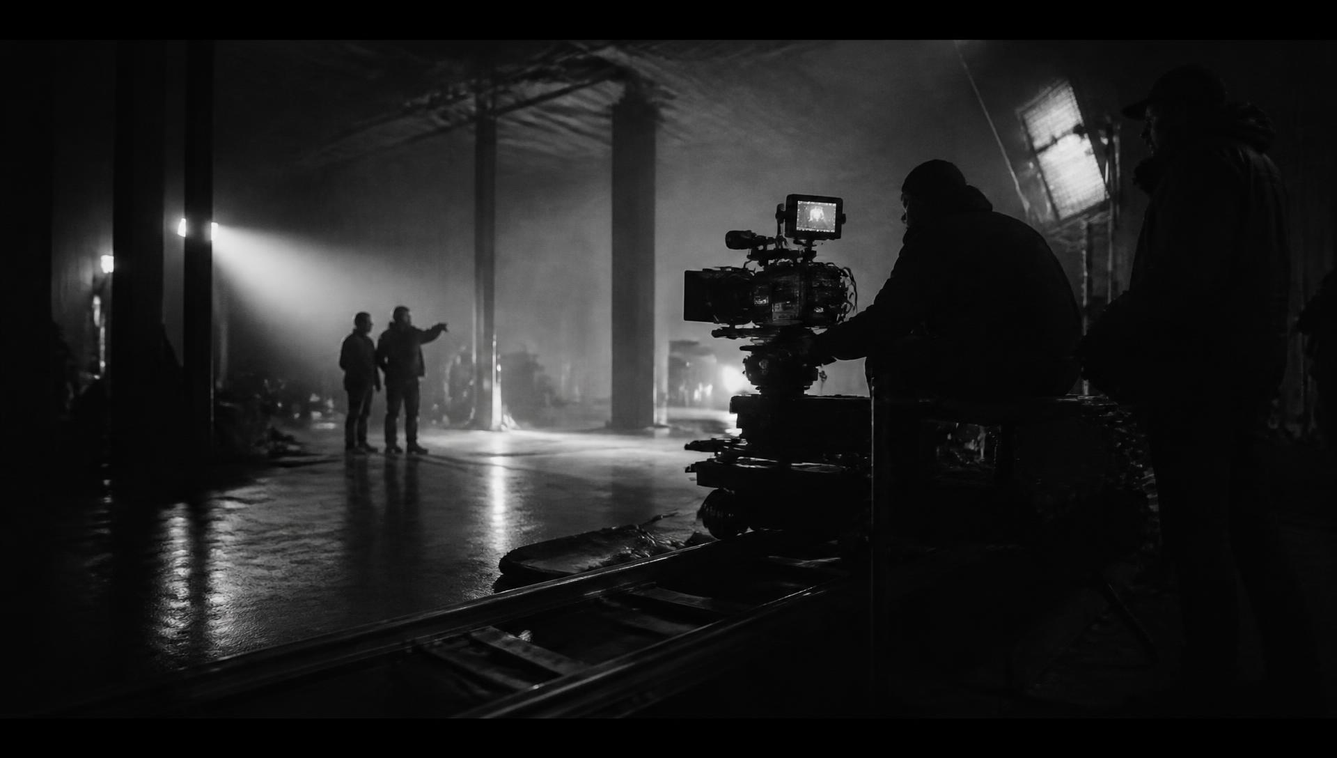 Cinematic still from a Frequency Visuals production